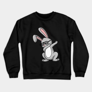 Dabbing Bunny Crewneck Sweatshirt